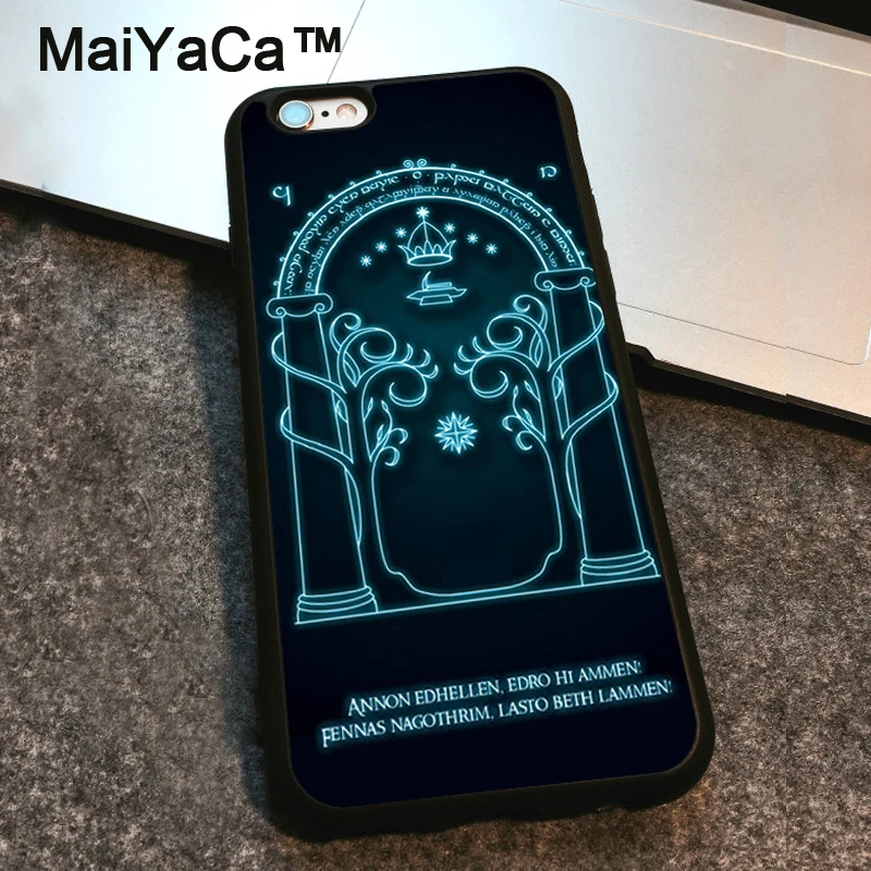 Чехол MaiYaCa с принтом Властелина колец LOTR для iphone 7 8 6 6S Plus X XR XS MAX 5 5S SE