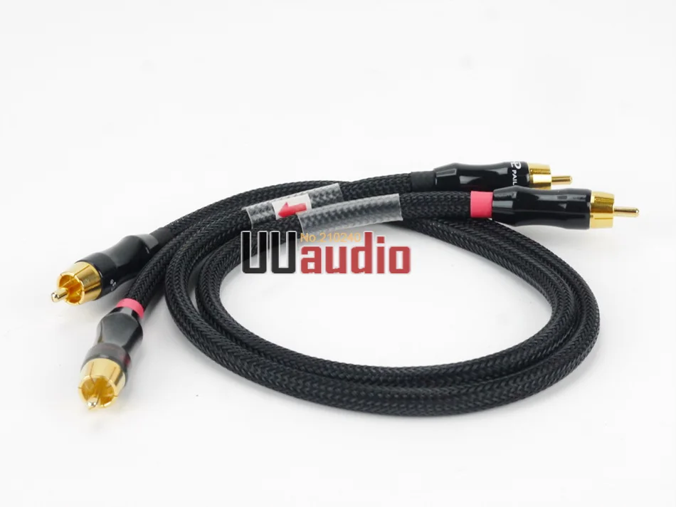 RCA кабель Hi Fi разъем типа папа Для Budweiser 4N OFC аудиокабель/0 5 м черный|hifi rca cable|rca