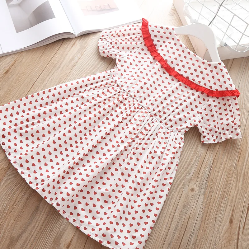 Платье для девочек Летние рождественские платья детей Дизайнерская одежда