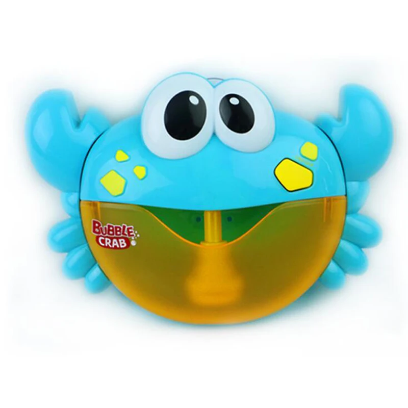 

New Bubble Crabs Baby Bath Toy Crab Automatic Bubble Maker Music Bath Bubble Machine Bathtub Toys for Children Kids