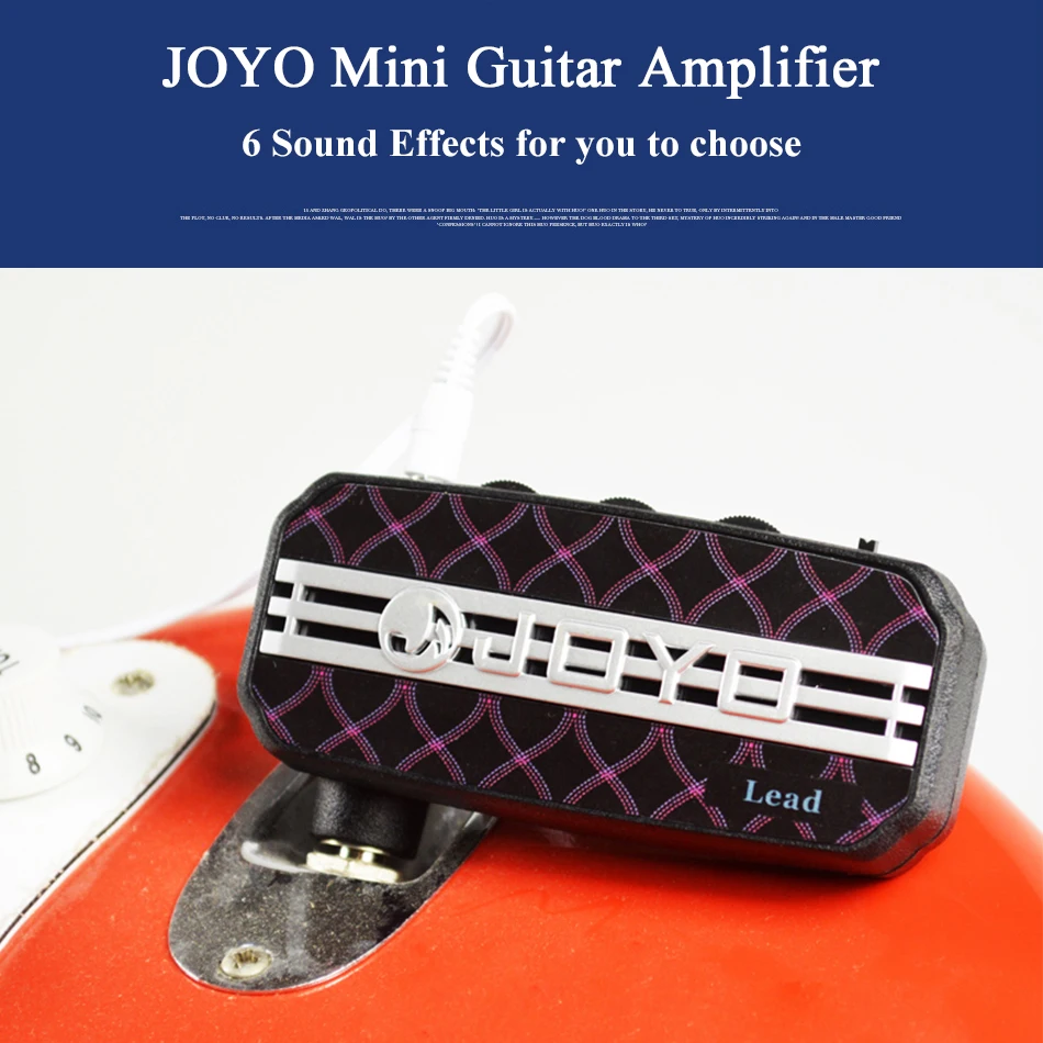 JOYO JA 03 гитарный мини усилитель Amp карманный Мощный 6 звуковые эффекты металла и