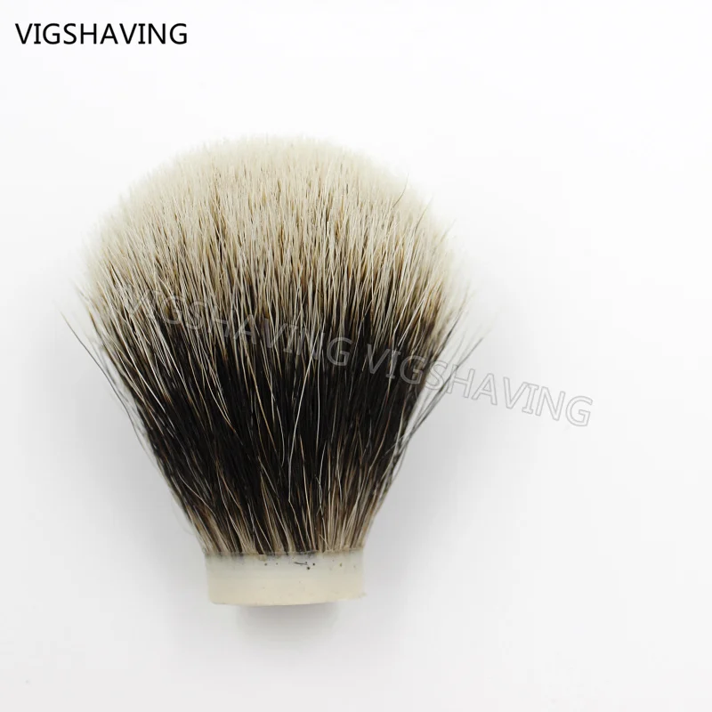 VIGSHAVING 20 мм/21 мм/22 мм/23,5 мм Лучшие две группы барсук волос, щетка для Бритья Узлов