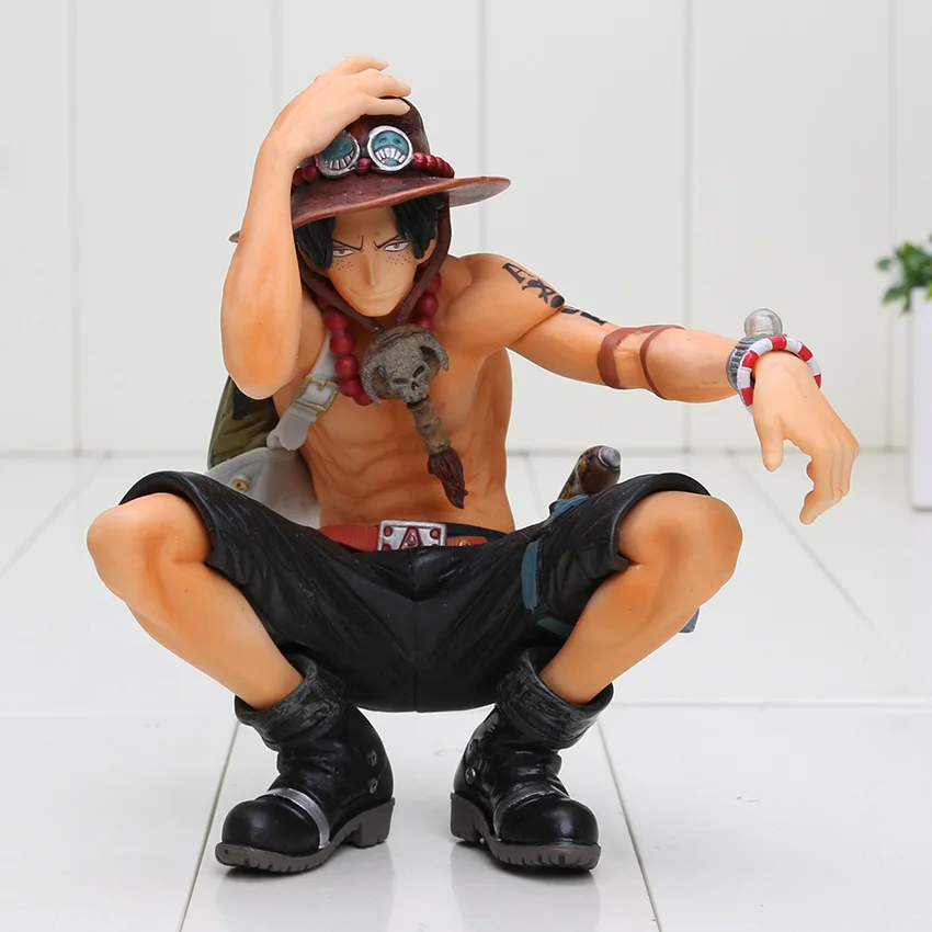 2 opp bag Аниме one piece Figure Ace Toy ZERO Portgas D Ace Battle Ver. one piece Luffy Brother Fist of Fire Ace PVC Figure Toys - Цвет: 2 opp bag