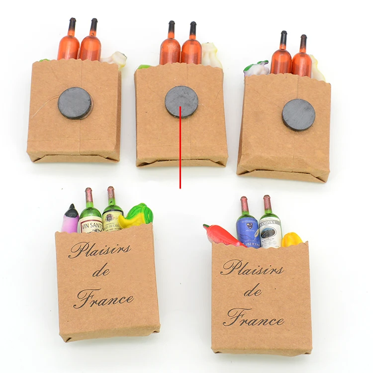 1 комплект украшение для альпинизма бутылка вина имитация мини фруктов сумка