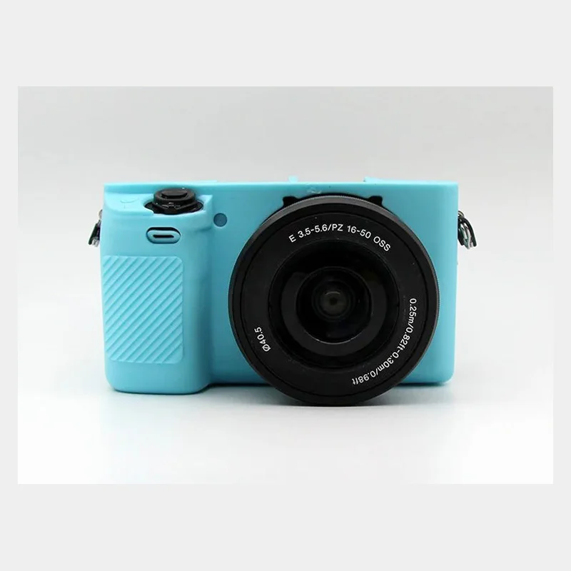 Резиновый силиконовый мягкий чехол для камеры Сумка Sony Alpha A6300 ILCE 6300 A6400 защитный