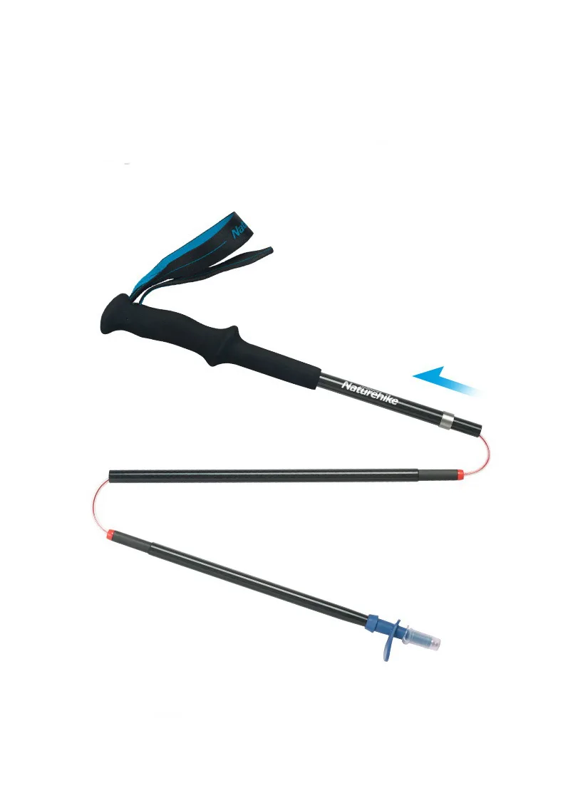 Naturehike Carbon Fiber 4 секции сверхлегкие треккинговые палки Вольфрамовая сталь трость Беговая Пешие прогулки альпеншток S153g