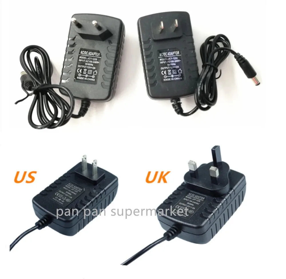 Реальный полный ватт DC12V 1A 2A 3A 5A 6A 8A 10A трансформатор освещения AC110V 220V до 12 В