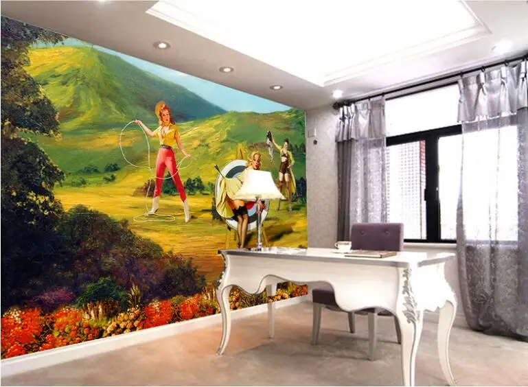 Уличная красота с горами большие фрески обои для гостиной спальни 3d рисования