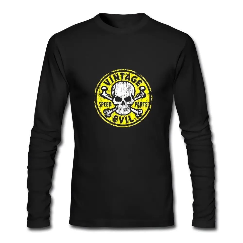 New True Blood Vintage Evil Greaser Speed Long Sleeve Black T-Shirt Size XS-2XL | Мужская одежда