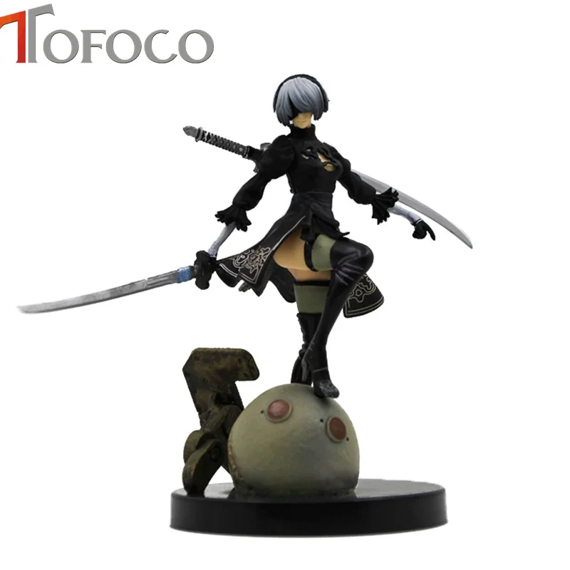 TOFOCO 15 см Nier Automata 2B Yorha No.2 Тип B ПВХ экшн-фигурка Коллекционная модель Ps4 фигурка