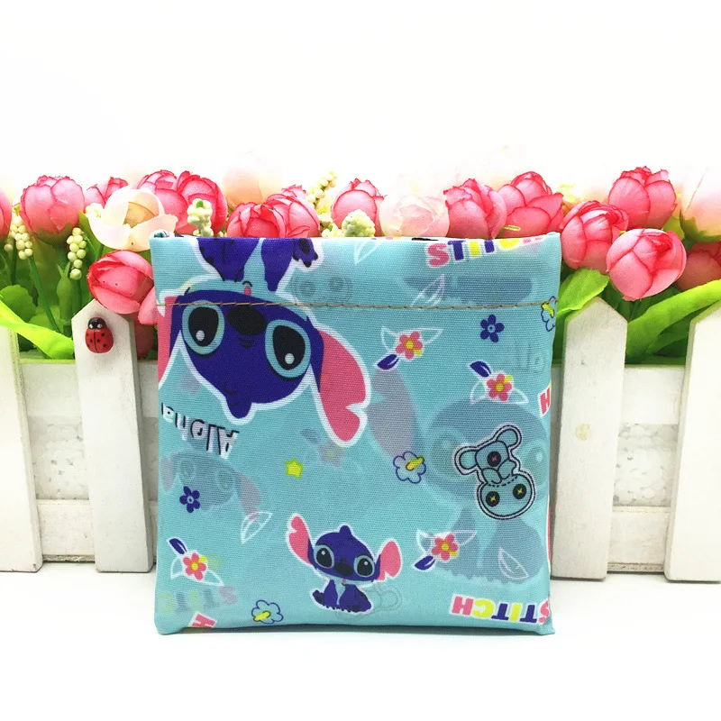 Disney мультфильм складывающаяся сумка для покупок Микки Маус мешок хранения Высокая производительность зеленая сумка ручной мультфильм плеча