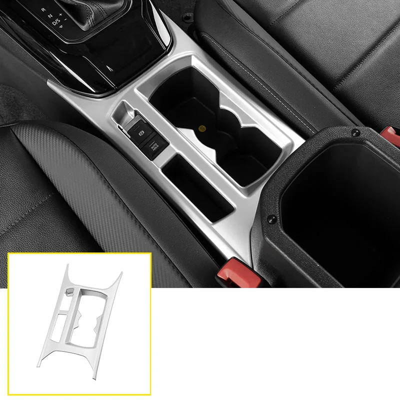 Для Volkswagen Vw T-ROC T ROC TROC ABS передняя центральная консоль держатель стакана воды крышка объемная рамка Крышка автомобильный аксессуар