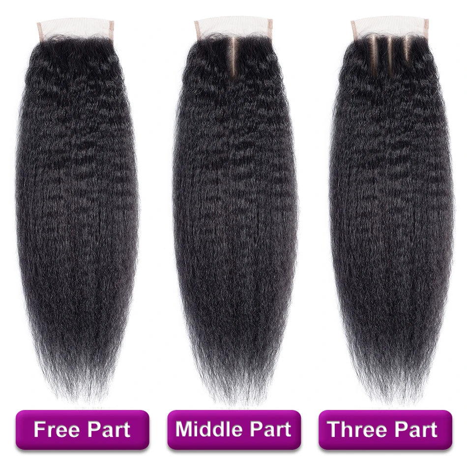 Волосы Racily 4x4 бразильские кудрявые прямые волосы Remy швейцарские кружевные