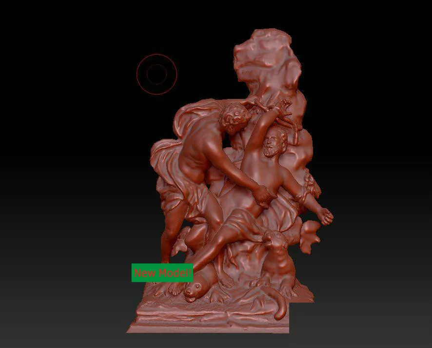 

3D model stl format for cnc machine Aristaeus and Proteus