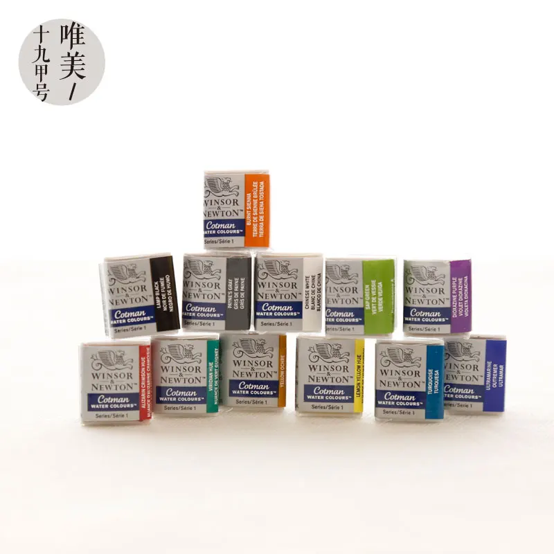 Однотонные акварельные краски Виндзорский Ньютон акварела пластиковая белая