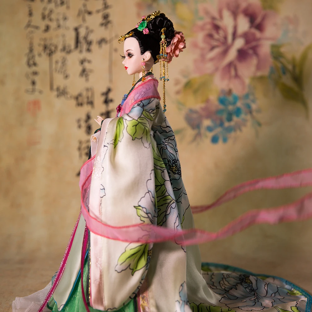 Настоящий Костюм East Charm 1/6 как BJD зеленый голландский 3D глаз 14 совместное тело с