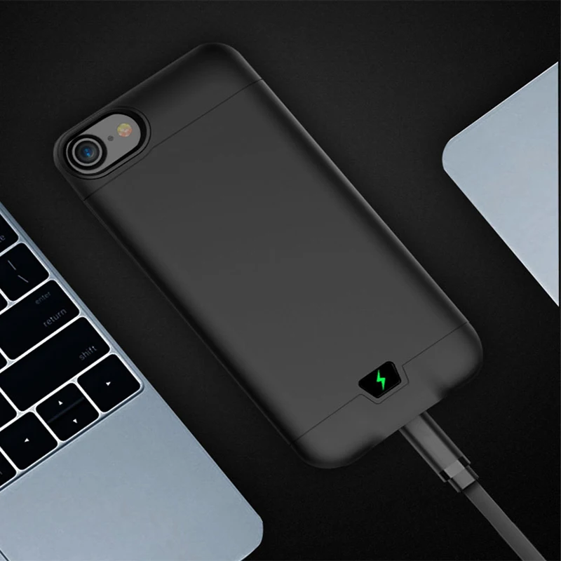 5000 Mah батарея чехол для iPhone 6 S зарядное устройство телефон крышка Банк питания