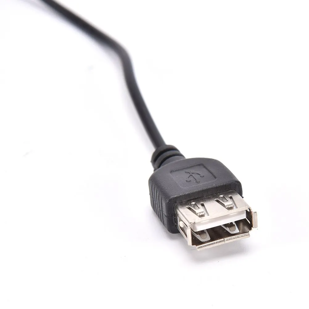 Новый 335 мм аудиокабель для преобразования штекер AUX аудиоразъем к USB 2 0 гнездовой