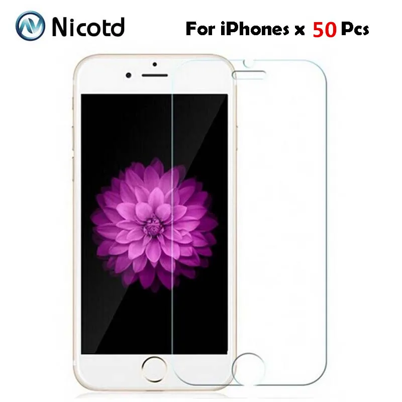 Закаленное стекло для iPhone XS MAX X 5 5s 6 6s XR взрывобезопасная Защитная пленка экрана