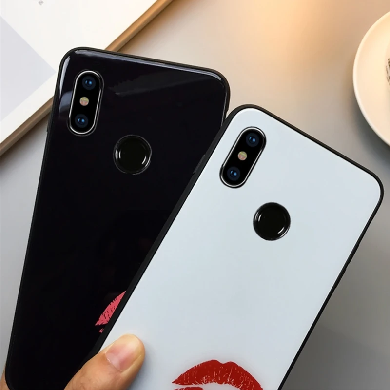 Чехол BONVAN из закаленного стекла для телефона Xiaomi Redmi 6 6A Pro S2 чехол с принтом в виде