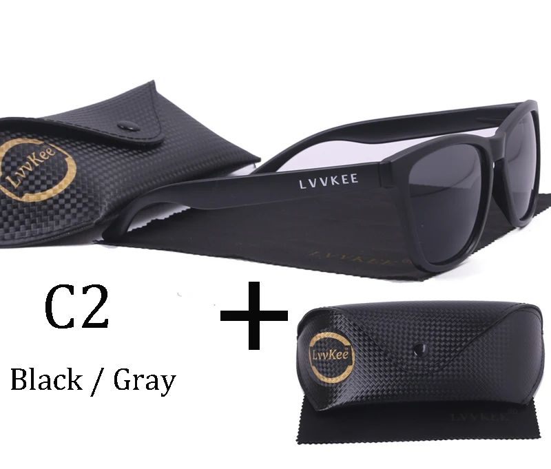C2 with box LVVKEE фирменный дизайн мужские солнцезащитные очки спортивные с леопардовым узором женские цветные линзы брендовая оригинальная упаковка солнечных очков gg - Цвет линз: C2 with box