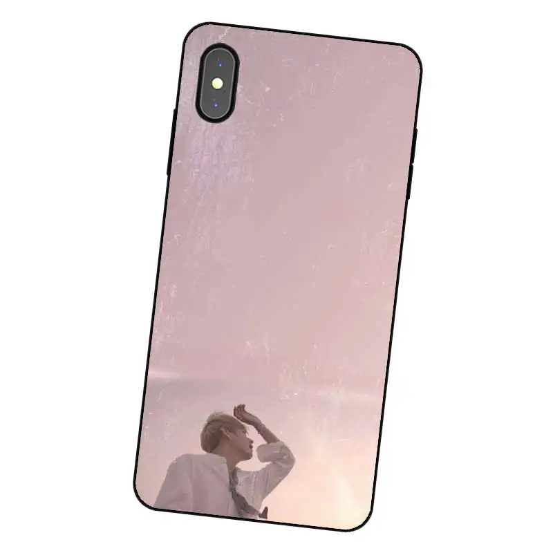 Черный силиконовый чехол с рисунком Taehyung N358 для Apple iPhone 11 Pro XR XS Max X 8 7 6 6S Plus 5 5S SE |
