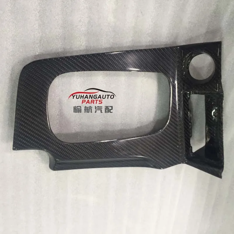 Pour 1999 2002 R34 GTR GTT RHD couverture de moniteur automatique en Fiber carbone|Лепнина для интерьера| |