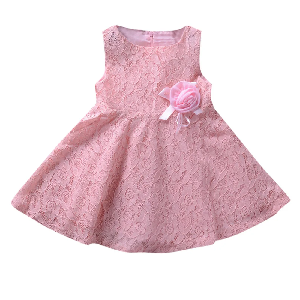 Infant Lace pearl Formal Evening Wedding Tutu Princess baby Dress Flower Girls Children Clothing Kids Party For Girl Clothes | Детская