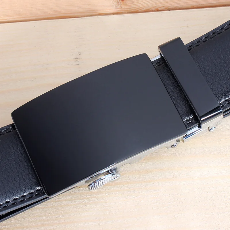 Мужской ремень из чистой белой кожи автоматический с пряжкой мужские брюки