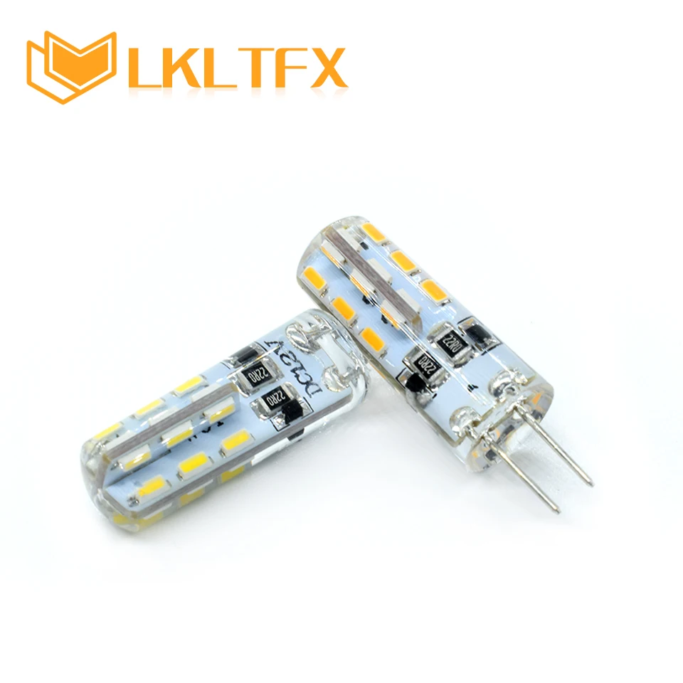 Светодиодные лампы LKLTFX G4 лампочка постоянного тока 12 В 24 светодиосветодиодный s