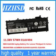 11.58V 57WH 01AV494 original 01AV494 laptop Battery For Lenovo Thinkpad X1 Carbon  SB10K97586 x1CARBON 01AV430 01AV431 01AV494