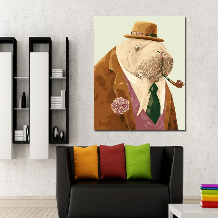 Картина без рамы по номерам цифровая картина маслом на холсте романтичная 40x50 см