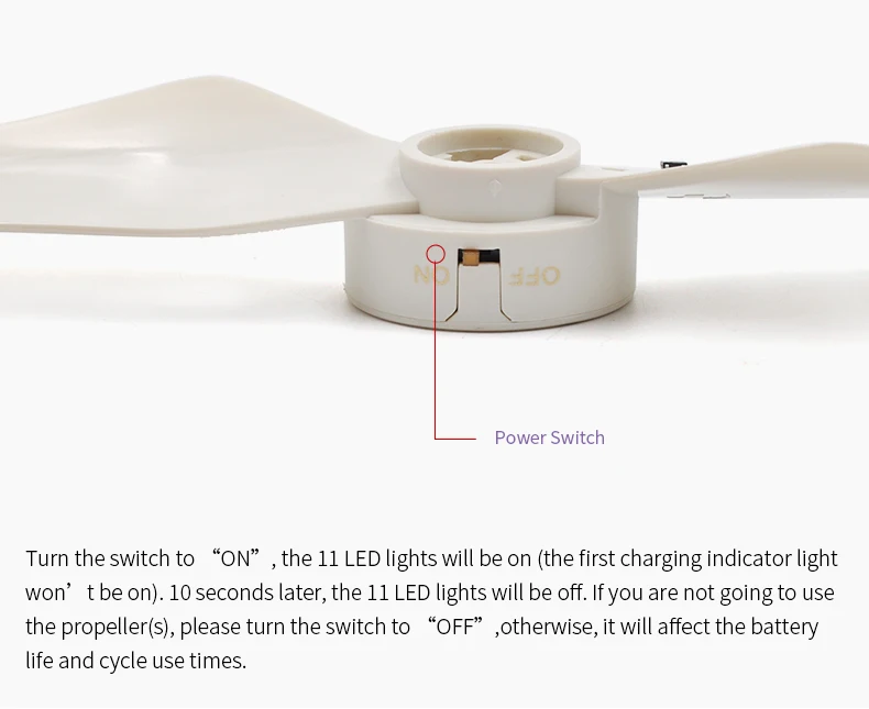 Светодиодный пропеллер Night Fly 9450S Propeller программируемый светодиодный Пропеллер для DJI Phantom 4/4 Advanced/4 Pro/4 Pro