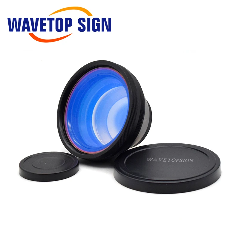 WaveTopSign JG F-theta полевая сканирующая линза 1064nm 70*70~ 300*300 F100~ 420 мм для 1064nm YAG волоконно-оптическая лазерная маркировочная машина