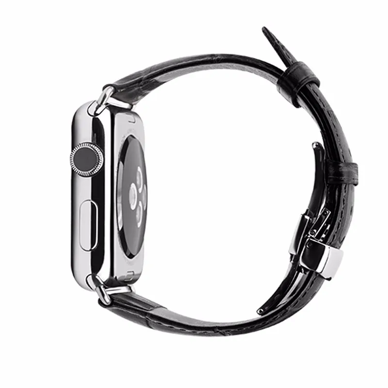 Браслет из натуральной кожи для 38mm42mm Apple Watch спортивный браслет с пряжкой