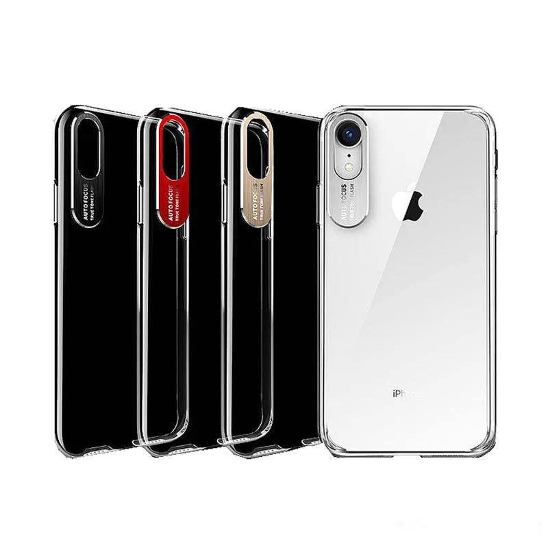 Защитный чехол для камеры с автофокусом iPhone 6S 6 7 8 Plus Прозрачный ударопрочный из