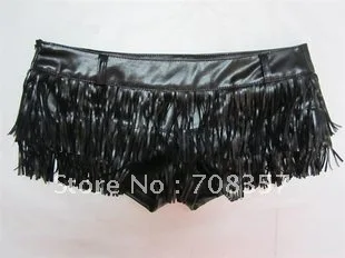 Новые дизайнерские сексуальные костюмы DS для ночного клуба с кисточками черные