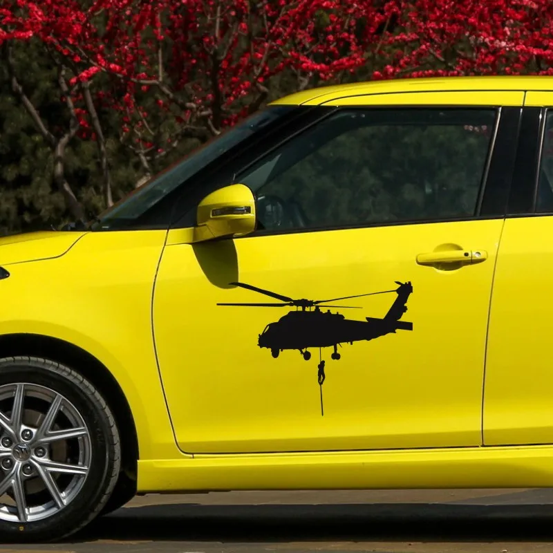 Cunymacos вертолет ВВС Военная виниловая декоративная Автомобильная наклейка авто