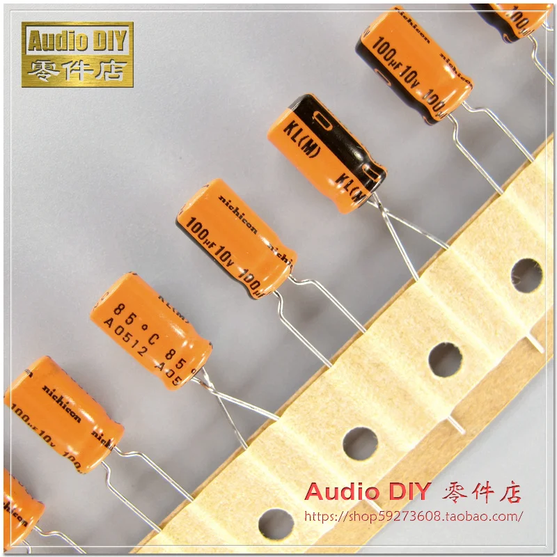 30 шт./50 шт. Nichicon orange peel old KL 100 мкФ/10 в низкая утечка электролитический конденсатор