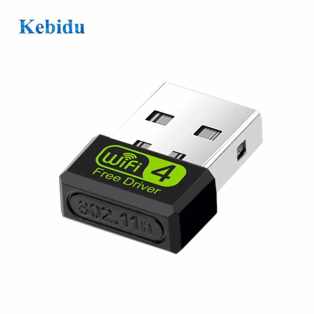 Wi-Fi адаптер KEBIDU для мини-ПК 150 м с бесплатным драйвером USB антенна беспроводная