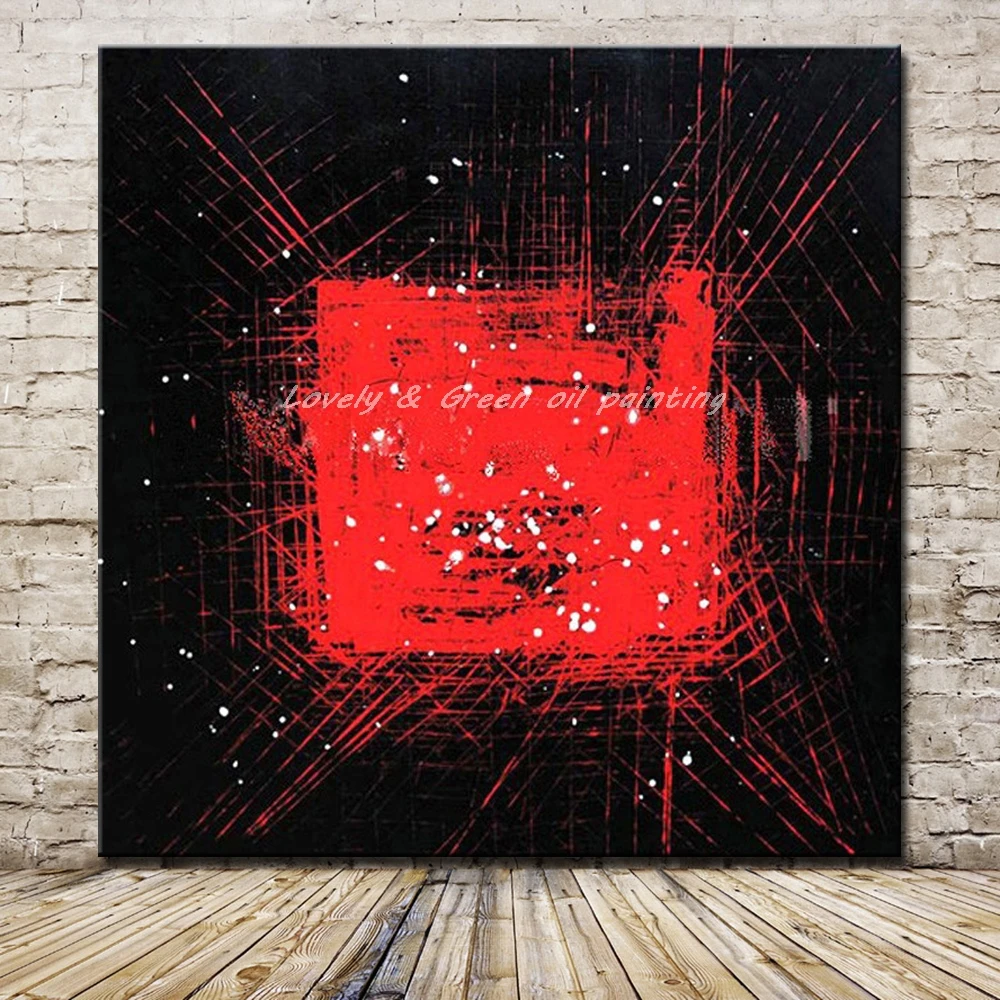 Постеры Mintura Pop Ar ручная роспись абстрактные современные настенные картины для