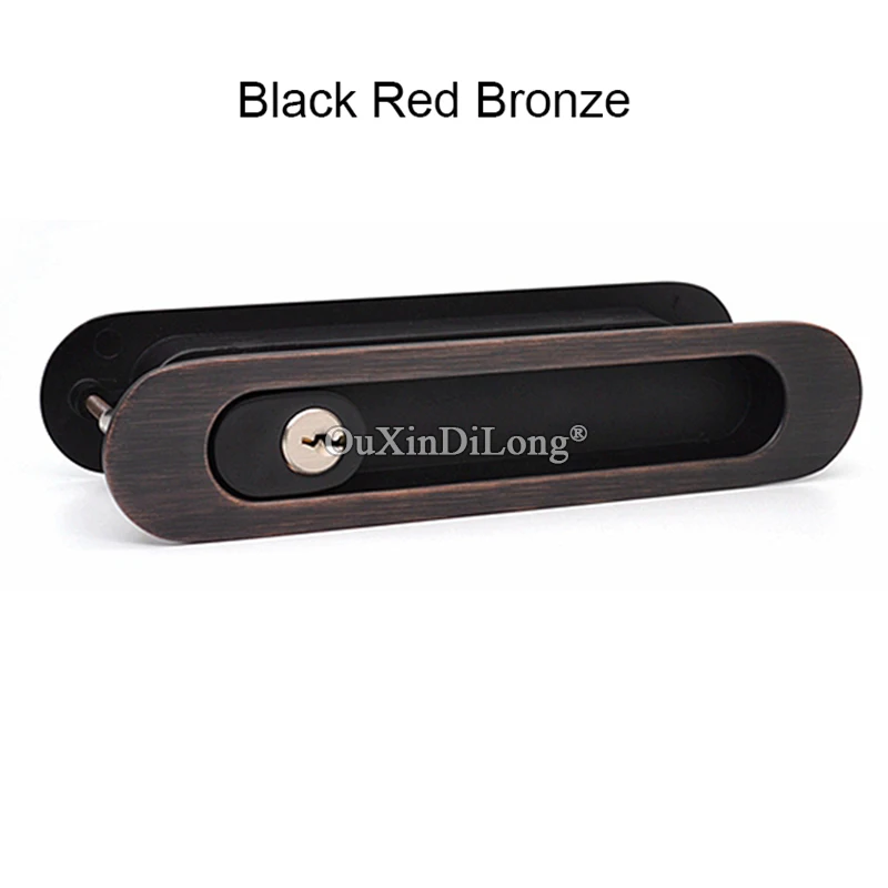 Совершенно новый 2 шт Замок раздвижной двери Европейский врезной дверной крюк