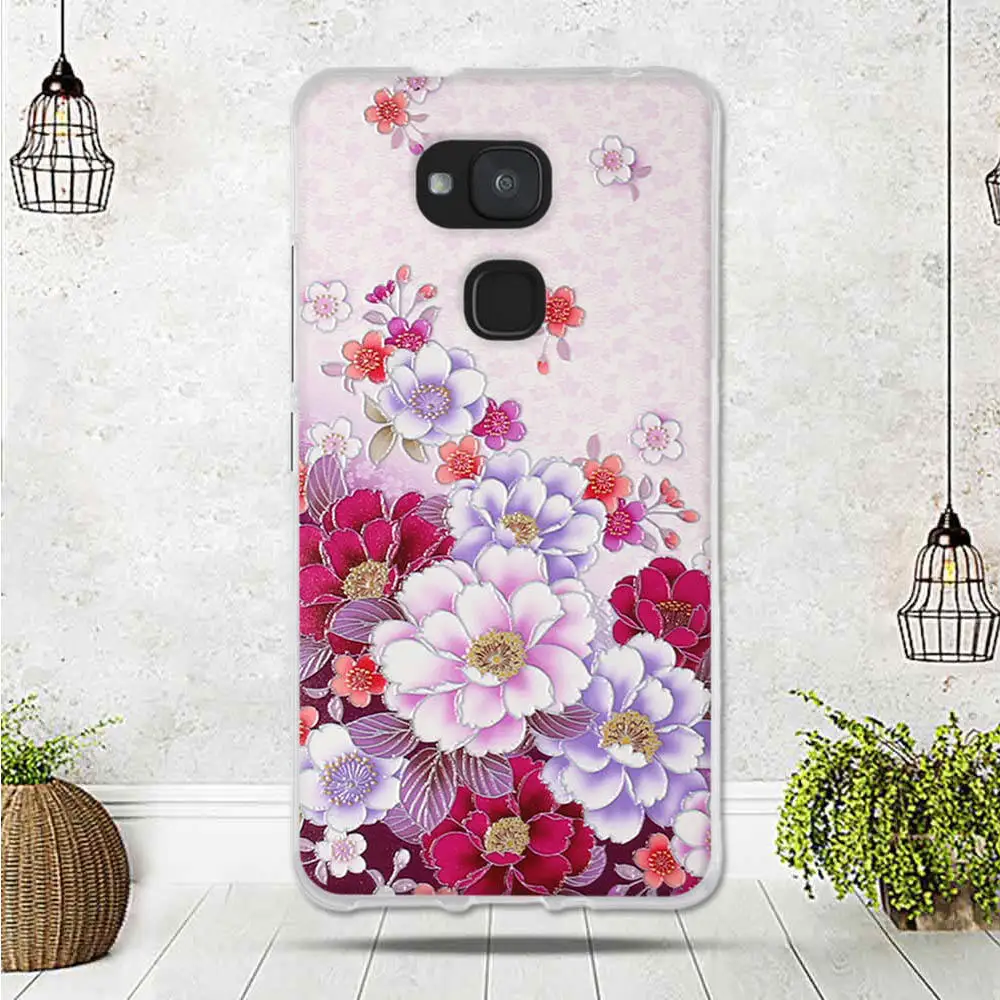 Для Funda BQ Aquaris V 5 2 чехол силиконовый мягкий из ТПУ защитный для VS Цветочный милый