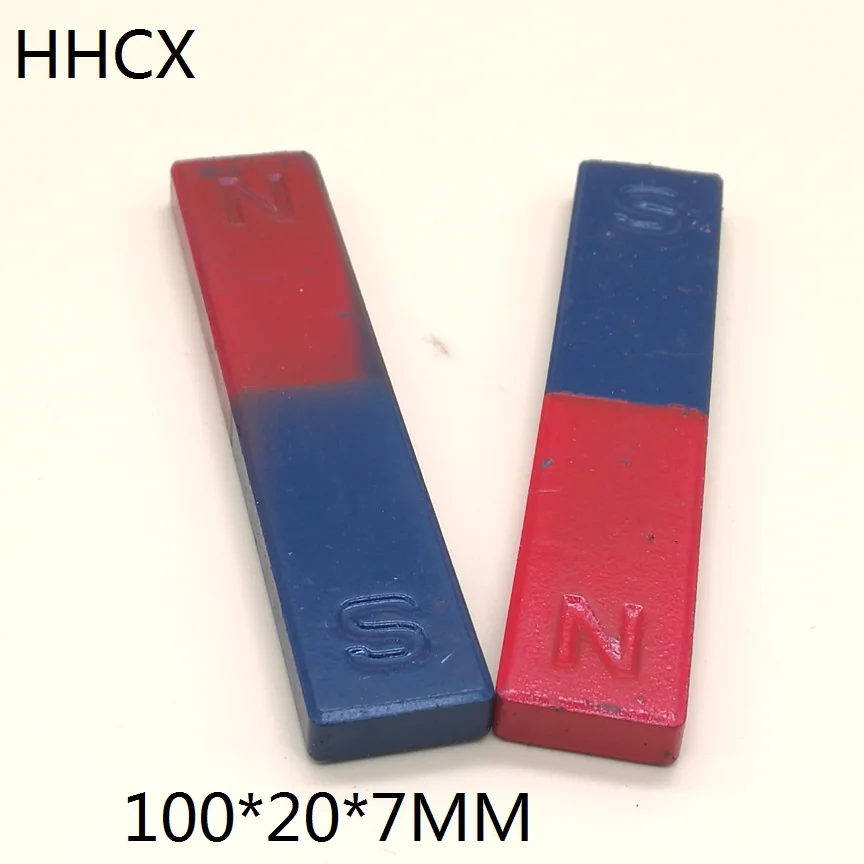 2 шт./лот Y10 обучающий инструмент магнит N S 100*20*7 мм Бар Тип Магнит 100 x 20 7