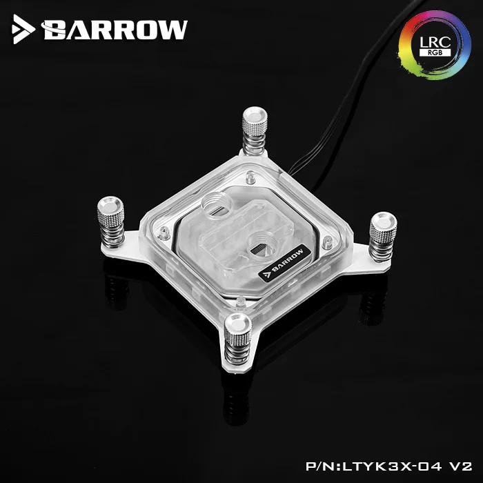 Кулер для воды Barrow кулер с цифровым дисплеем ЦП платформа X99/X299 тип струи