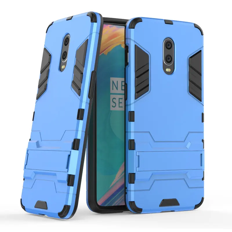 Бронированный противоударный чехол для мобильного телефона OnePlus 6 T A6013 3D щит PC +