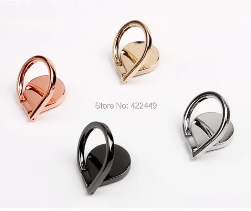 

50pcs/lot Universal Magic Metal Waterdrop Finger Ring Smart Phone Holder Car Mount Bracket Stand For iPhone xiaomi Samsung GPS