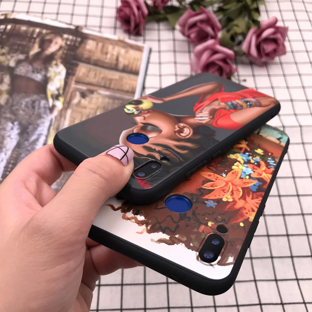 Чехол для Huawei Nova 3i чехол африканских девушек мягкий из ТПУ 3 Новое поступление