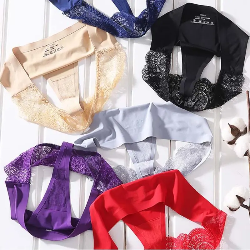 Новые женские трусы большого размера тянущиеся кружевные ажурные цельные