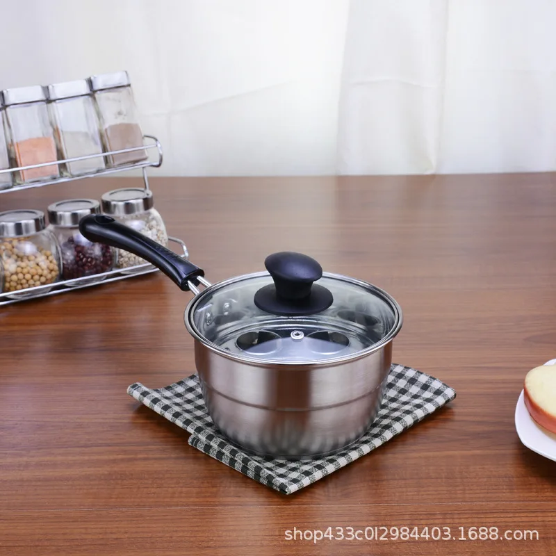 Кастрюля для молока из нержавеющей стали с утолщенным двойным дном кастрюля супа